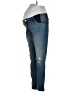 Isabel Maternity Color Block Blue Jeans Size 6 - photo 1