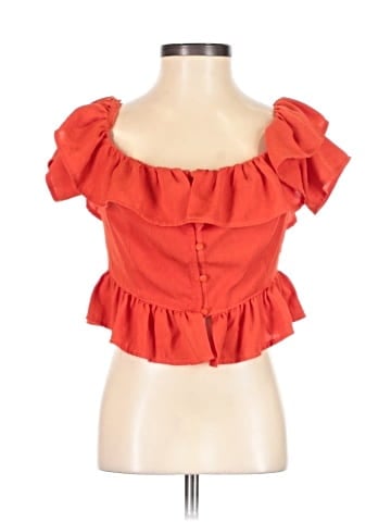 Fashion Union Short Sleeve Blouse (view 1)