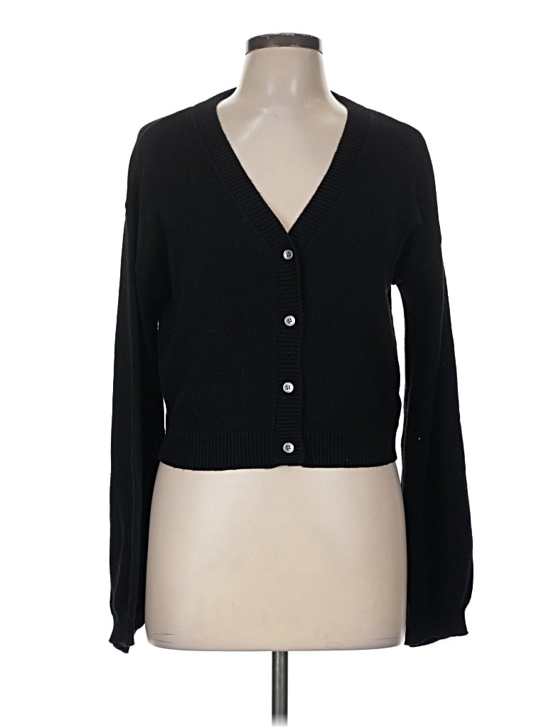 Pre-owned The Drop Cardigan Sweater In Black