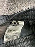 Adidas 100% Polyester Black Gray Track Pants Size 6 - photo 3