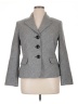 Kasper Chevron-herringbone Gray Blazer Size 14 - photo 1