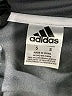 Adidas 100% Polyester Gray Zip Up Hoodie Size 5 - photo 3