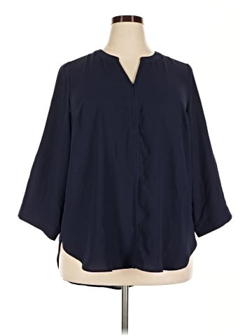 41Hawthorn 3/4 Sleeve Blouse (view 1)