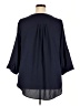 41Hawthorn 100% Polyester Blue 3/4 Sleeve Blouse Size 2X - photo 2
