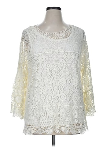 Ruby Rd. 3/4 Sleeve Blouse (view 1)