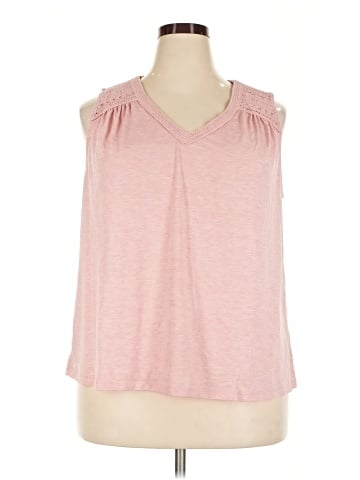 Pale Sky Sleeveless Blouse (view 1)
