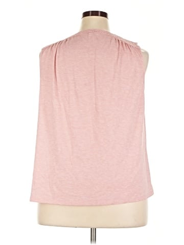 Pale Sky Sleeveless Blouse (view 2)