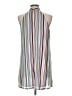 Decree 100% Polyester Stripes Blue Casual Dress Size L - photo 2