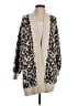 Ann Taylor LOFT Animal Print Tan Cardigan Size S - photo 1
