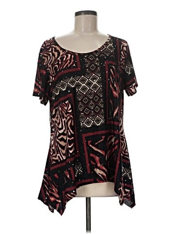 Lavish Short Sleeve Blouse (view 1)