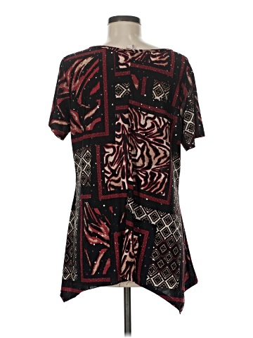 Lavish Short Sleeve Blouse (view 2)