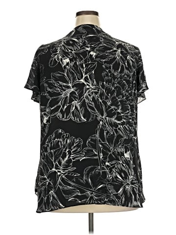 Rose + Olive Short Sleeve Blouse (view 2)