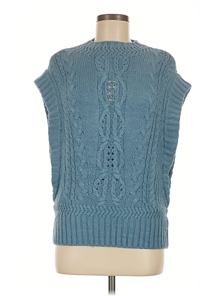 Pre-owned Wit & Wisdom Sweater Vest In Blue