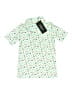 Assorted Brands Green Short Sleeve Button-Down Shirt Size 8 - 9 - photo 2