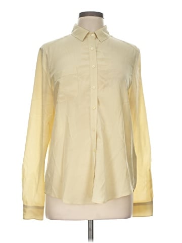 Joe Fresh Long Sleeve Silk Top (view 1)