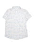 Assorted Brands Print Blue Short Sleeve Button-Down Shirt Size 10 - photo 1