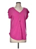 Green Envelope Pink Short Sleeve Top Size M - photo 1