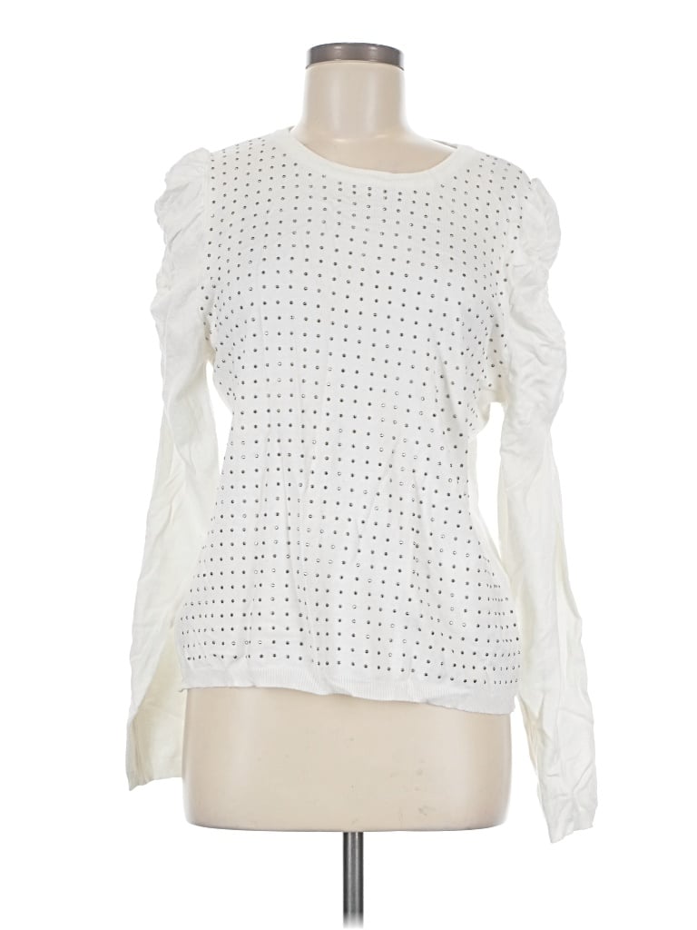 Pre-owned Joseph A Sweatshirt In White