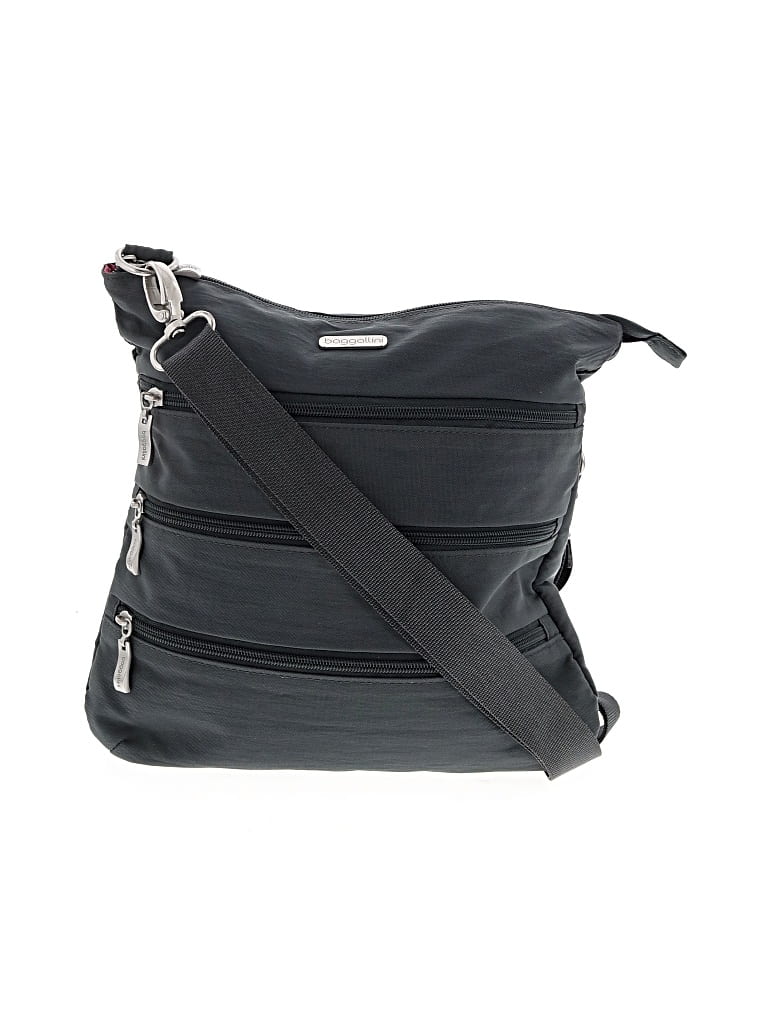 Pre-owned Baggallini Crossbody Bag In Black