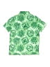 Minecraft 100% Rayon Print Green Short Sleeve Button-Down Shirt Size 6 - 7 - photo 2