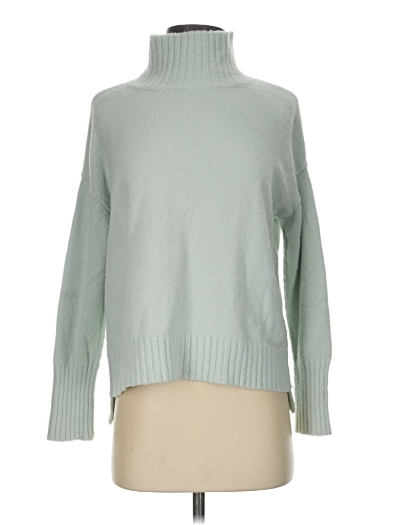 Pre-owned Industry Turtleneck Sweater In Green