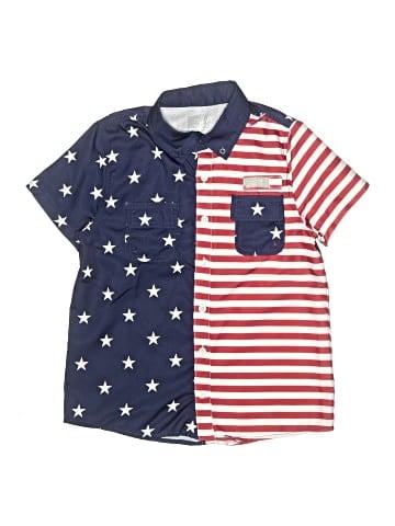 Ocean + Coast Short Sleeve Button-Down Shirt (view 1)