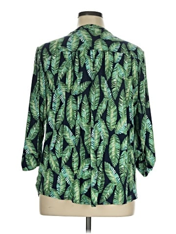 Kim Rogers 3/4 Sleeve Henley (view 2)