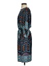 Versona Paisley Teal Casual Dress Size XS - photo 5