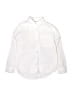 Zara Solid White Long Sleeve Button-Down Shirt Size 9 - photo 1