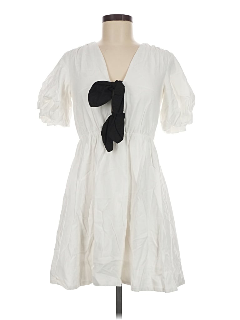 Pre-owned If Only Studio Casual Dress In White