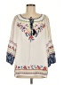 John Mark Ivory 3/4 Sleeve Blouse Size M - photo 1