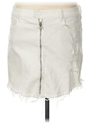 Express Denim Skirt (view 1)