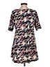 Lularoe Print Gray Casual Dress Size S - photo 2