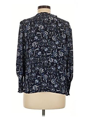 Aqua Long Sleeve Blouse (view 2)