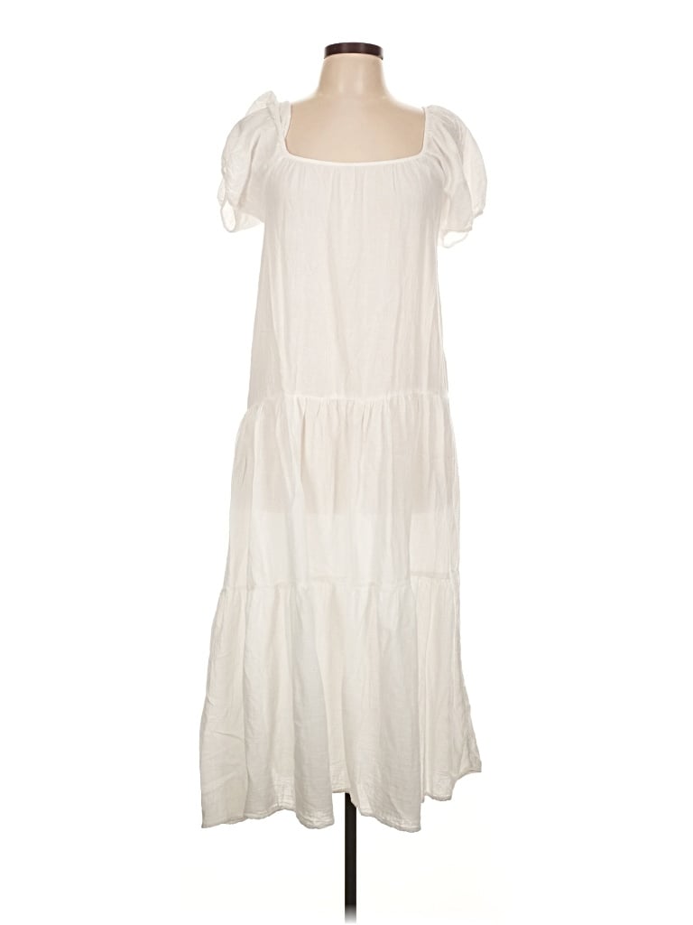 Pre-owned Honorine Casual Dress In White