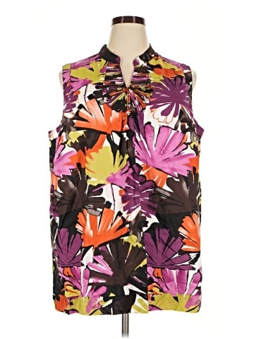 Liz & Me Sleeveless Blouse (view 1)