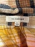 No Comment Color Block Tan Yellow Long Sleeve Blouse Size XL - photo 7