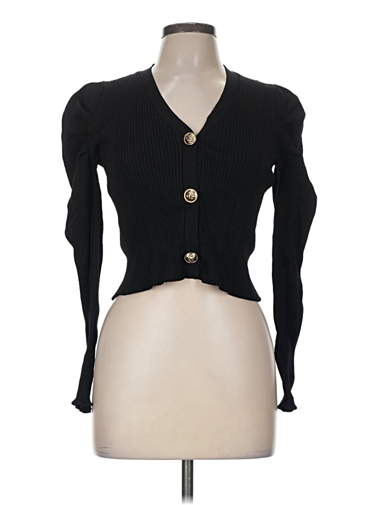 Pre-owned Endless Rose Cardigan Sweater In Black
