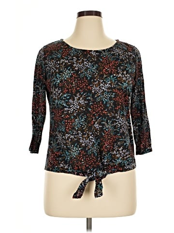 Per Una 3/4 Sleeve Top (view 1)