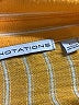Notations Stripes Yellow Short Sleeve Blouse Size L - photo 7