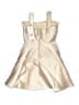 Rare Editions 100% Polyester Metallic Tan Dress Size 12 - photo 2