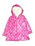 DKNY 100% Polyurethane Hearts Pink Raincoat 12-18 MO / 18 MO - photo 1