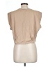 Dynamite Tan Sleeveless T-Shirt Size L - photo 2