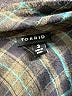 Torrid Plaid Green Long Sleeve Button-Down Shirt Size 3X Plus (3) - photo 7