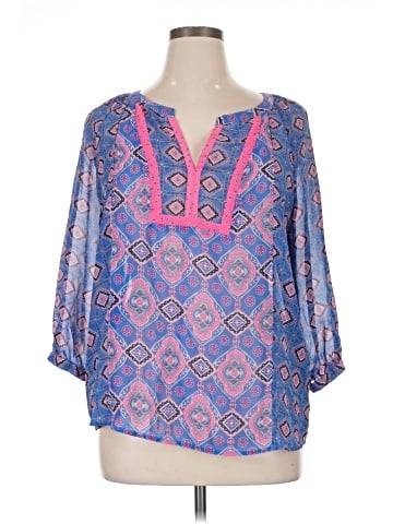 Old Navy 3/4 Sleeve Blouse (view 1)