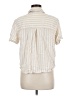 Member's Mark 100% Lyocell Stripes Ivory Short Sleeve Blouse Size M - photo 2