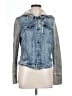 Free People Gray Denim Jacket Size L - photo 1