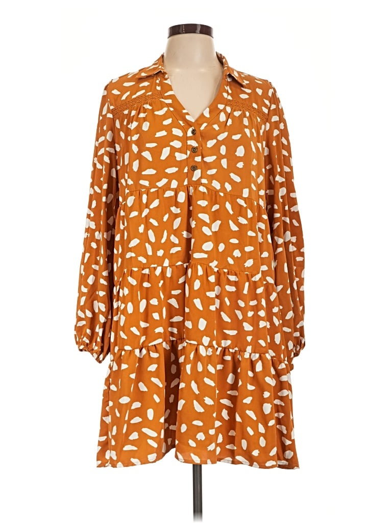 Pre-owned Umgee Casual Dress In Orange