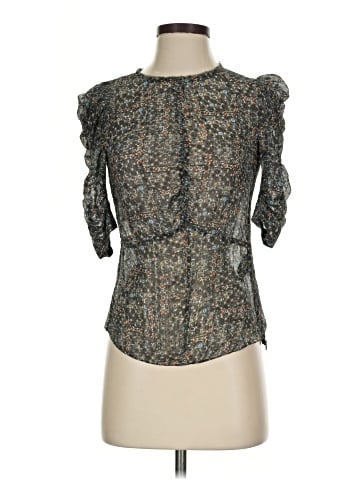Isabel Marant for H&M 3/4 Sleeve Silk Top (view 1)