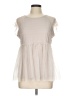 Lauren Conrad Ivory Sleeveless Blouse Size L - photo 1